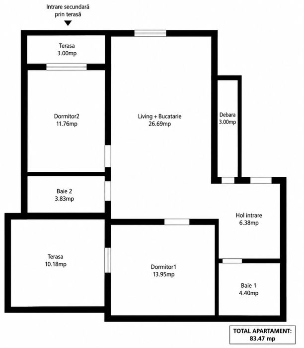 Vand sau inchiriez Apartament premium 3 camere, 2 terase, 2 bai „Piata Mărășești” 7 noiembrie spre centru, semifinisat, sau mobilat utilat 190000€