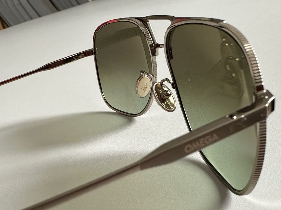 Ochelari de soare Omega, ediție limitatã gold plated, unici in Romania