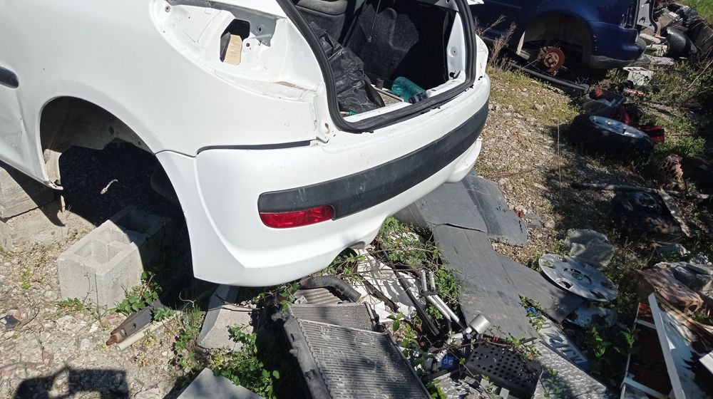 Задна броня Peugeot 206+
