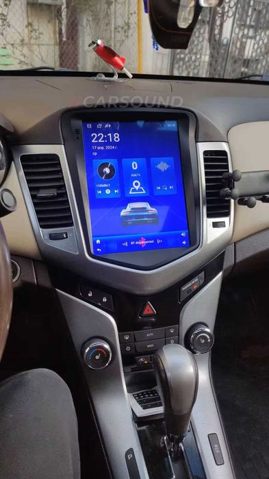 9.7" Мултимедия Chevrolet Cruze J300 Android 15 Круз Навигация Андроид