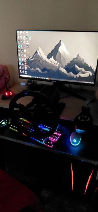Vand setup gaming+volan