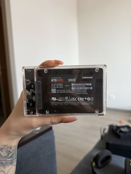 SSD Samsung 870 EVO 500GB (2.5”)