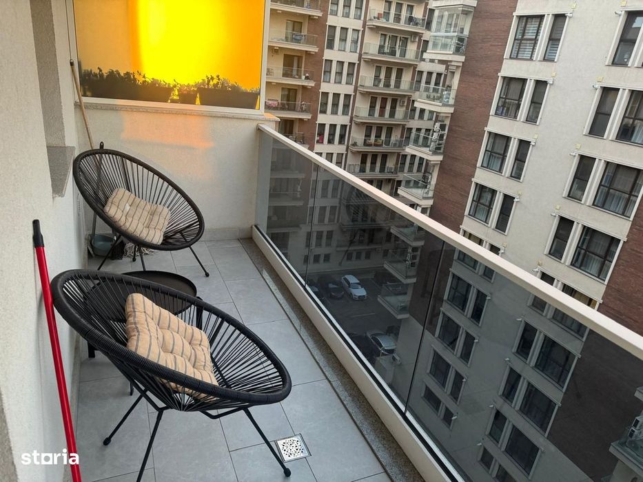 Garsonieră 43 mp Residence 158 | balcon mare | mobilată | AC | etaj 7