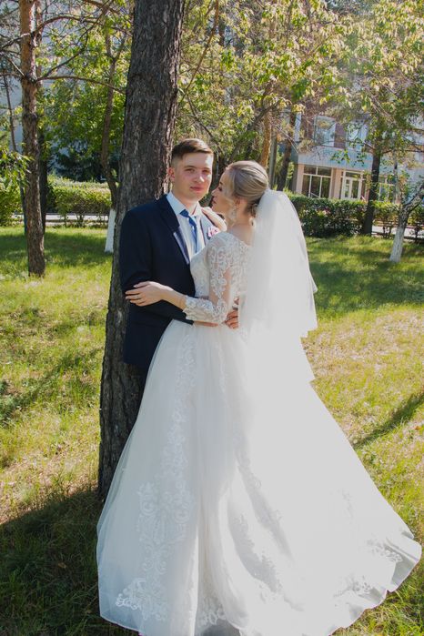 Роскошное свадебное платье