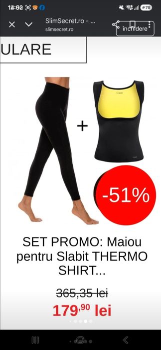 Lot echipament Slim Secret