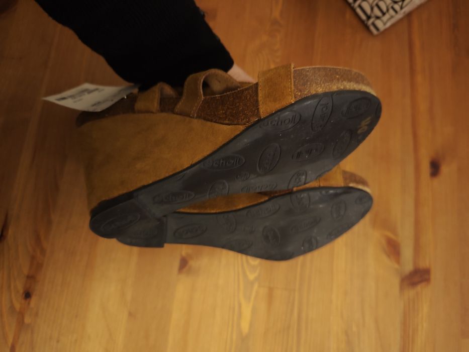 Сандали- естествен велур, Sholl