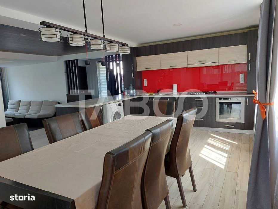 Casa de inchiriat cu 5 camere si 780 mp gradina langa padure in Sibiu