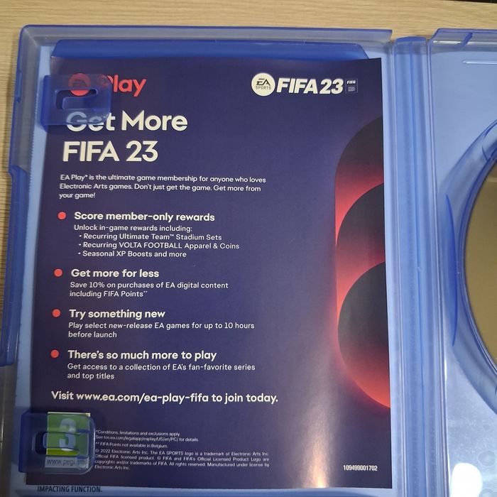 Диск Fifa 23 ps4