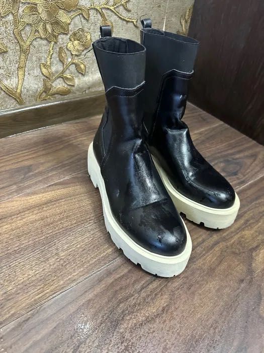 Ботинки из натуральной кожи