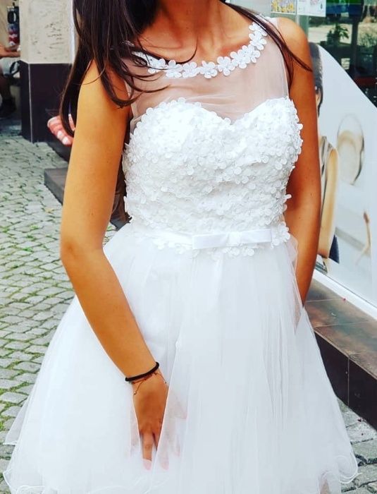 Офицшална рокля с перли