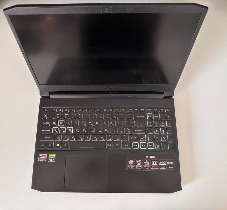 Лаптоп Acer Nitro 5 3070(100W),32 Gb DDR4, Ryzen 5 5600, FullHD 144 Hz
