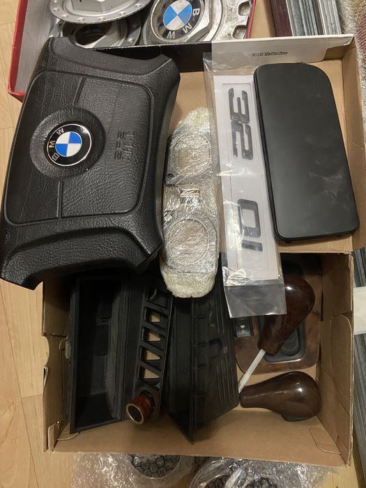 Бмв е36 подушка руля, заглушка, патрубок м50, угольный: 10 000 тг ...