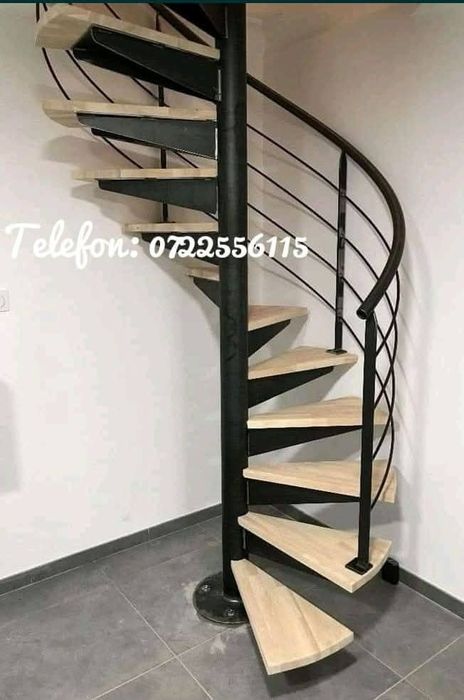 Scări Spirală pentru interior și exterior