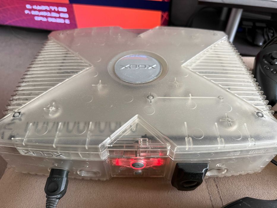 Xbox Original Crystal Edition 80GB 4 контролера