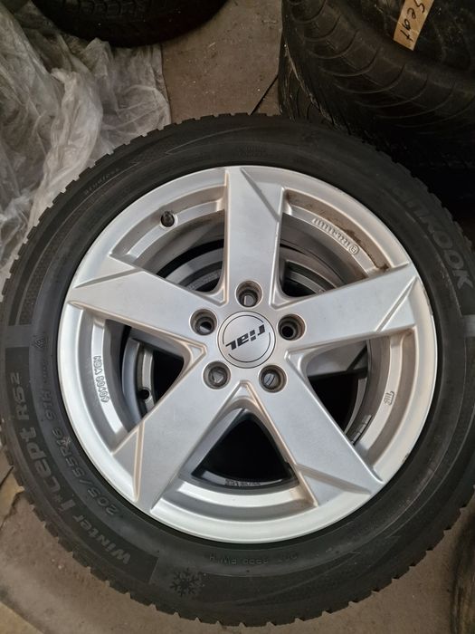 5х112 16 цола джанти Rial със зимни гуми  205/55R16 VW/Audi/Seat/Skoda