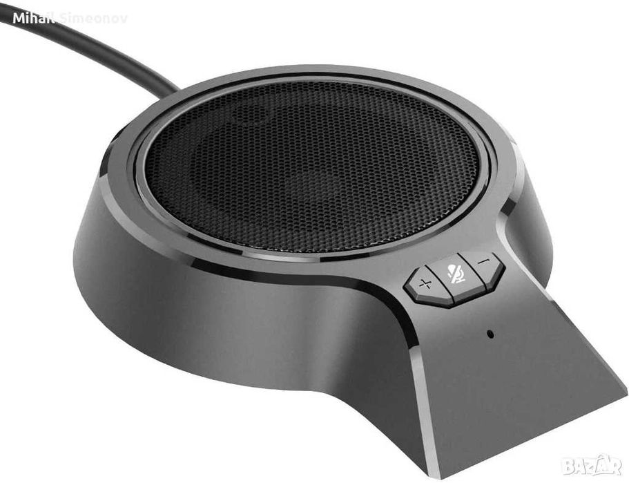 USB Desktop Computer Microphone, Mute Button with LED Indicator