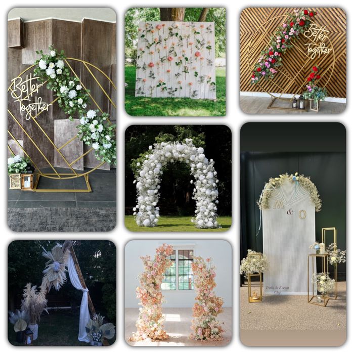 Arcada Baloane / Flori uscate, artificiale !