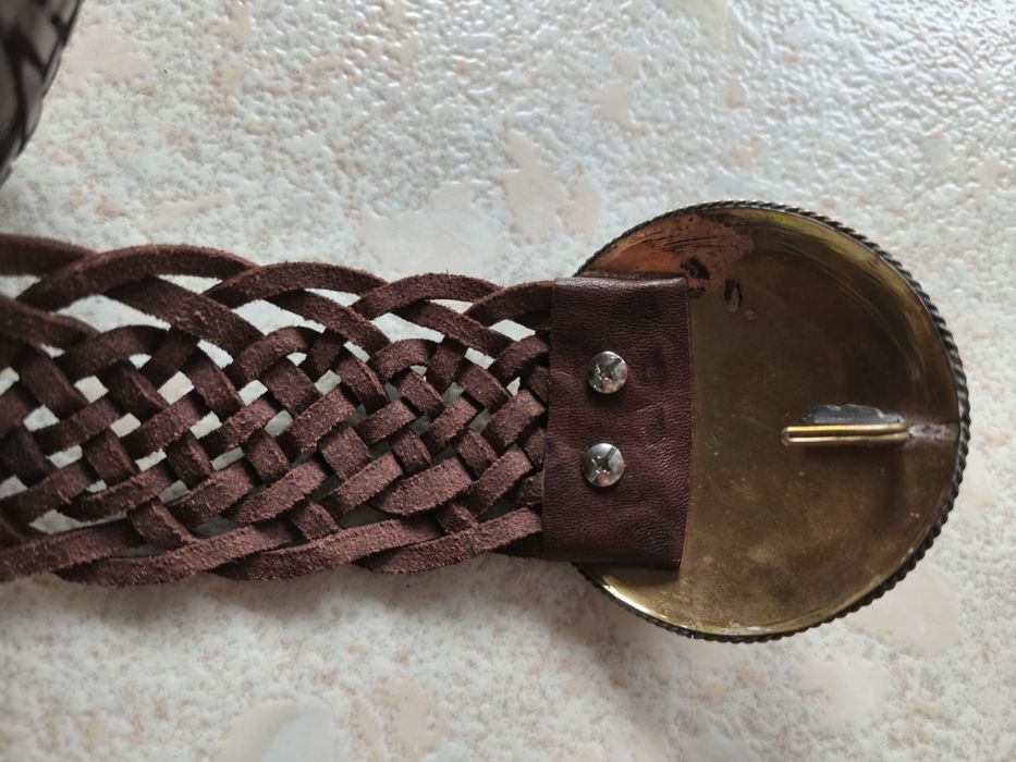 Дамски кожен колан от естествена кожа