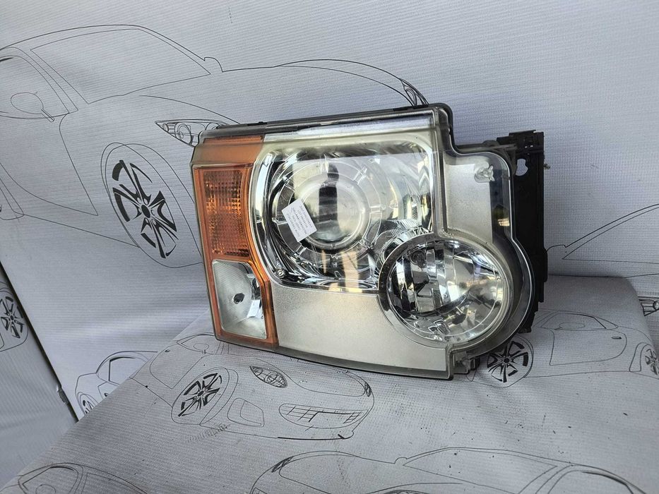 Far Dreapta Uk Xenon Bi-Xenon Afs Land Rover Discovery 3 2007 / 2005-2009 Cod OEM XBC500102 (1E1)