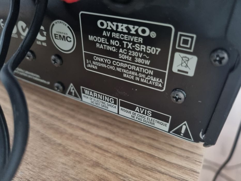 Receiver Onkyo TX-SR507