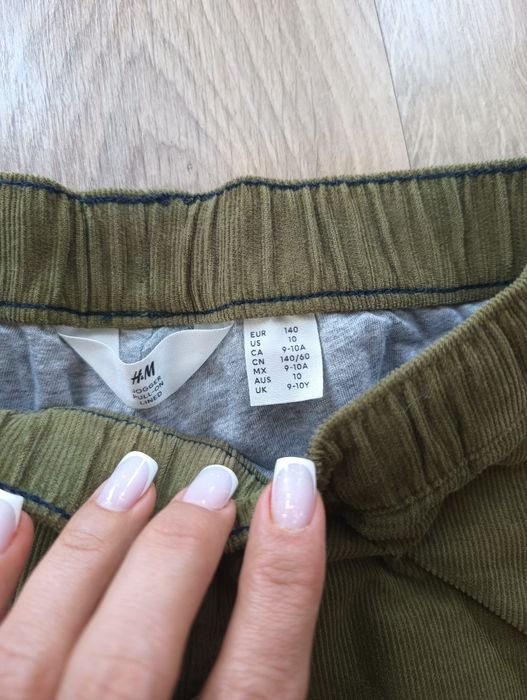 Pantaloni velur dublați h&m 140