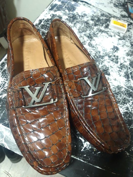 Vand mocasini, pantofi verati/luis vitton