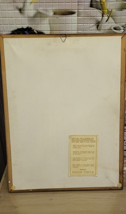 Icoana-tablou Madonna del Libro