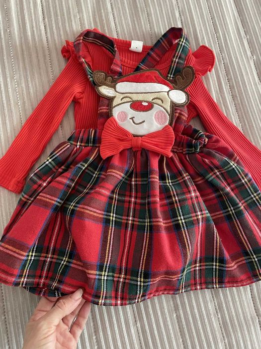 Бебешка коледна рокля