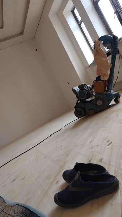 Шлифовка пол паркет ламинат лакировка реставрация полировка