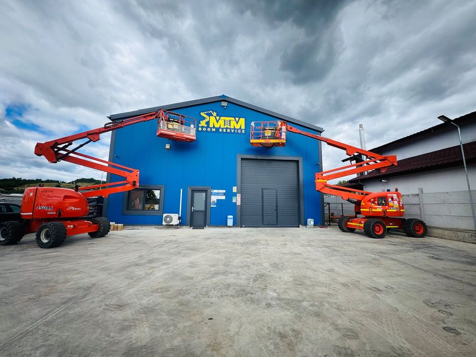JLG 450AJ seria II din 2010 nacela brat articulat 16 metri diesel chirie vanzare  Valcea Pitesti Bucuresti Slatina Craiova Droberta Turnu Severin Cluj Sibiu Deva Alba