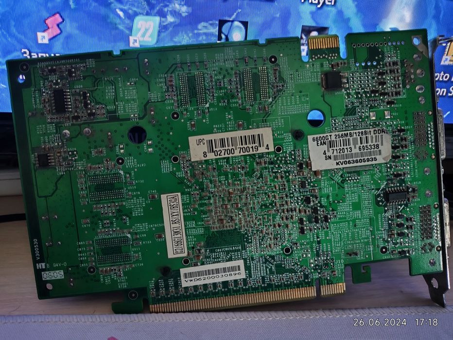 Видеокарта 6600gt