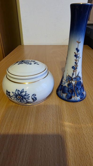 Casetă de bijuterii + vază mică