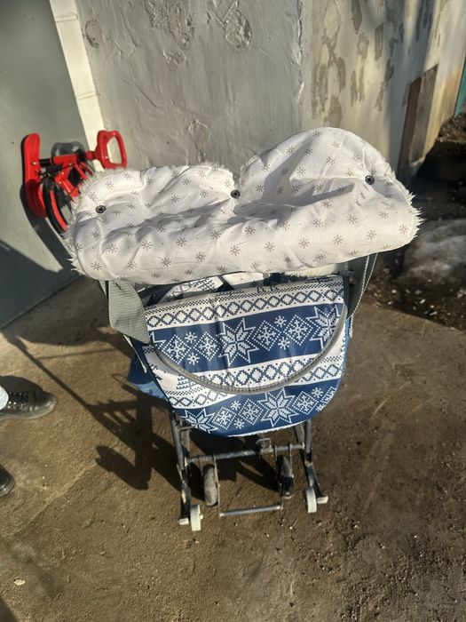 Продам санки на колесах / коляска