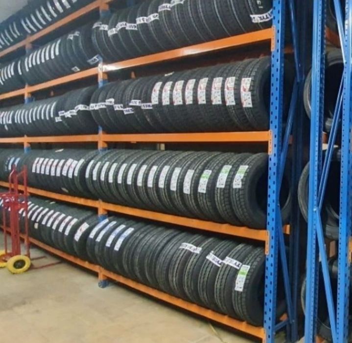 Rafturi metalice depozitare anvelope cauciucuri roti