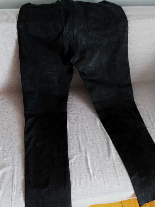 Pantaloni moto Eurostar piele naturala ,Marime 36/motociclist