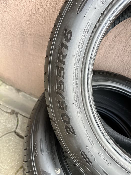4 anvelope vara 205/55 R16, 6,5-7mm profil ramas! DOT 2025, ca nou nou