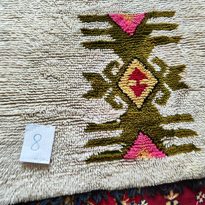 Продаваме ръчно тъкан губер, вълна с шевица, 110/230 см, номер 8