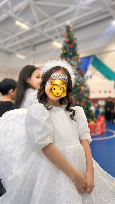 Детское платье с крыльями на прокат