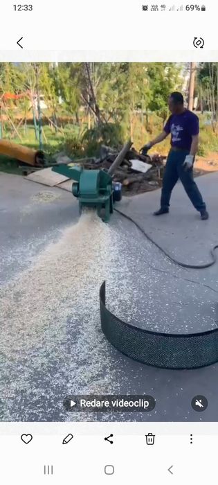 Tocător lemn și resturi vegetale