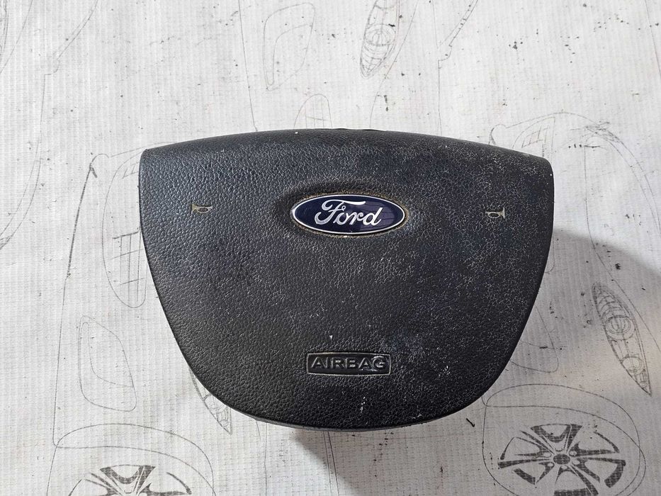 Airbag volan șofer Ford Transit MK7 2006-2014 2011 2.4 TDCi Cod OEM: 6C11-V042B85-BCW, 6C11V042B85BCW (5E3)