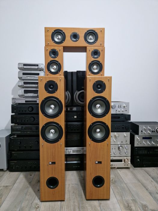 Pure Acoustics EX650F Set 5.0 Home Cinema 200W RMS - Boxe de podea + centru + surround