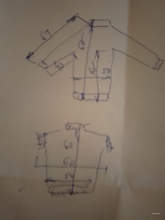 pulover și vesta din lana naturala