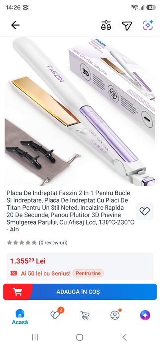 Vand Placa par  profesionala Faszin