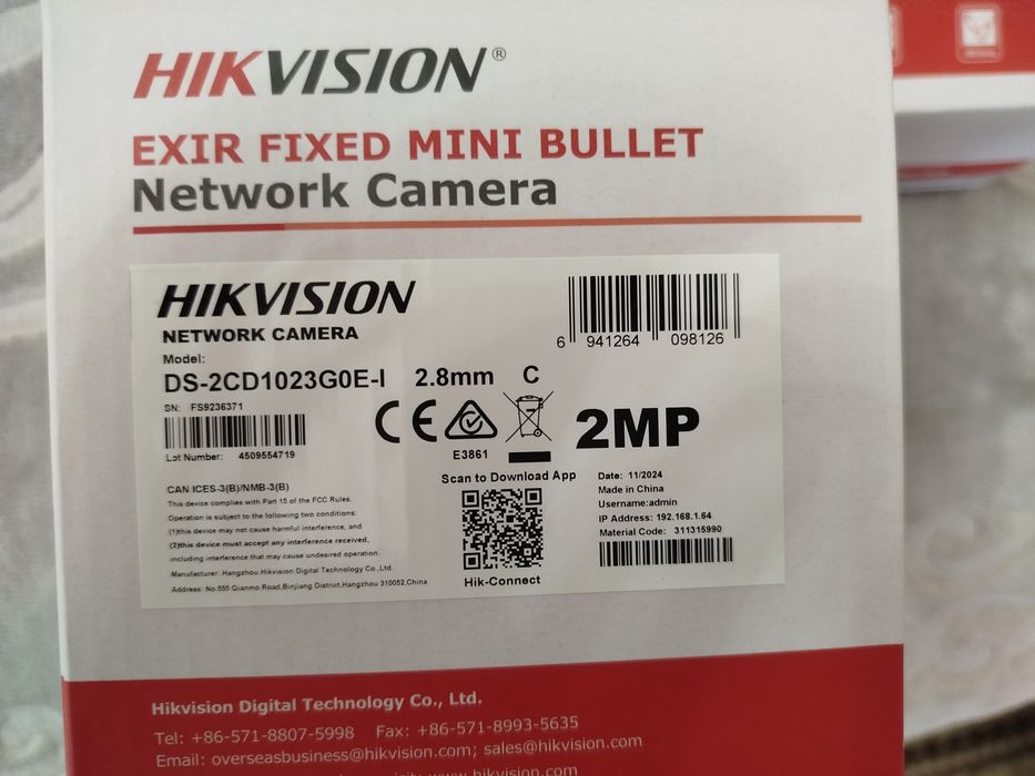 Hikvision kamera sotiladi