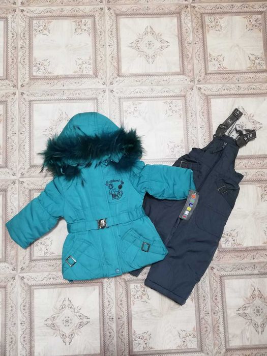 Комбез зимний на девочку
