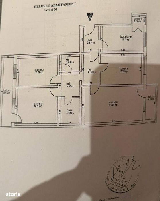 Apartament 4 camere Gara (fostul Billa)