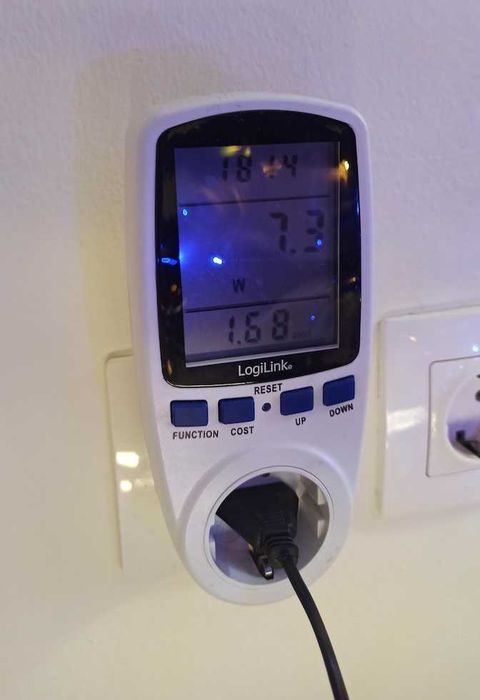 Ватметър  LogiLink, мониторинг на консумацията на енергия, Енергометър