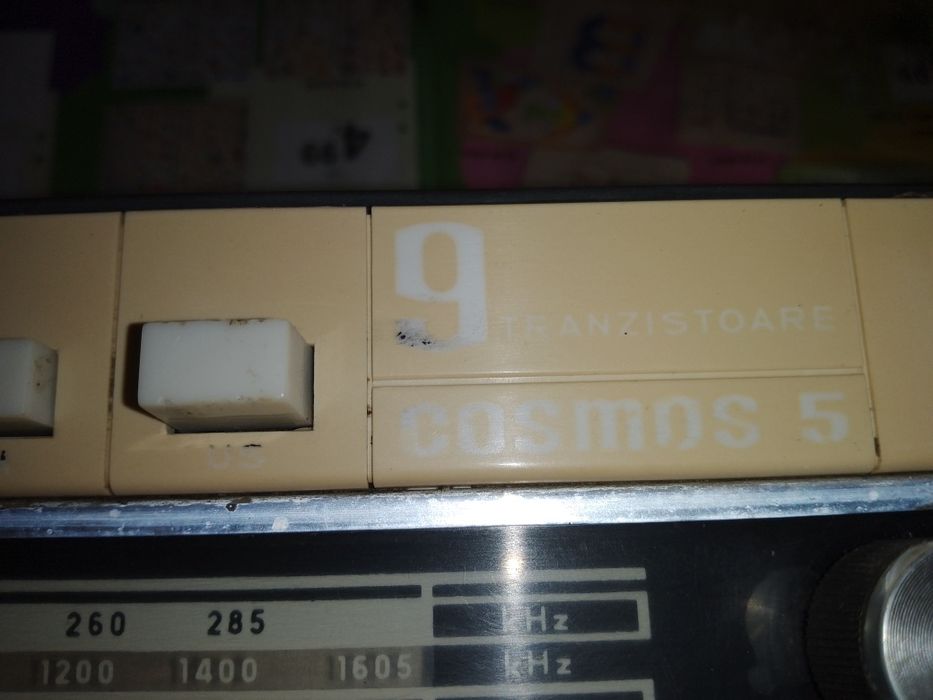 Radio vintage Cosmos 5, funcțional