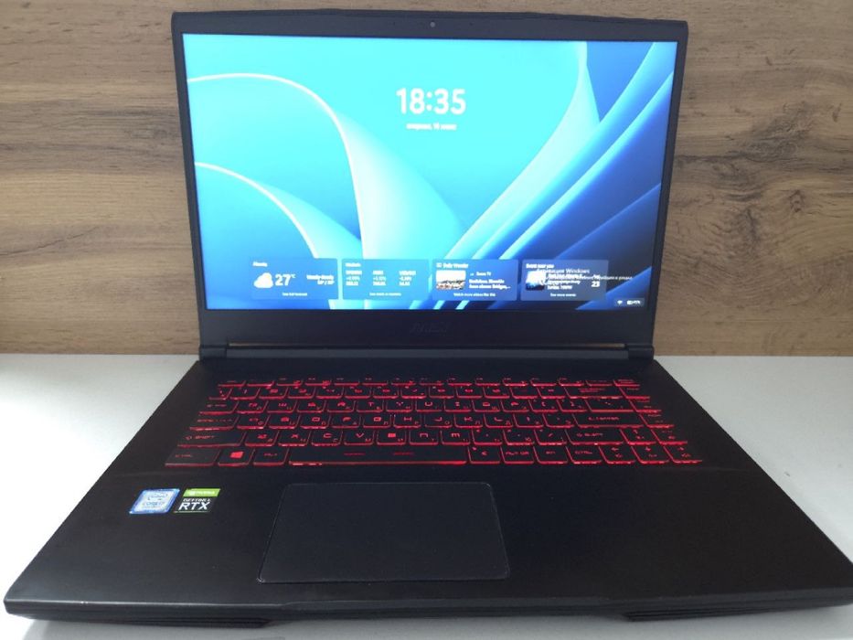 Ноутбук MSI/I7-9, ssd512/16gb RTX 2060/BariBarShop/рассрочка/Red