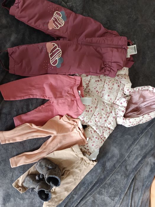 Зимен бебешки лот яке и гащеризон